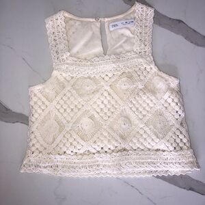 Zara Kids crochet top
